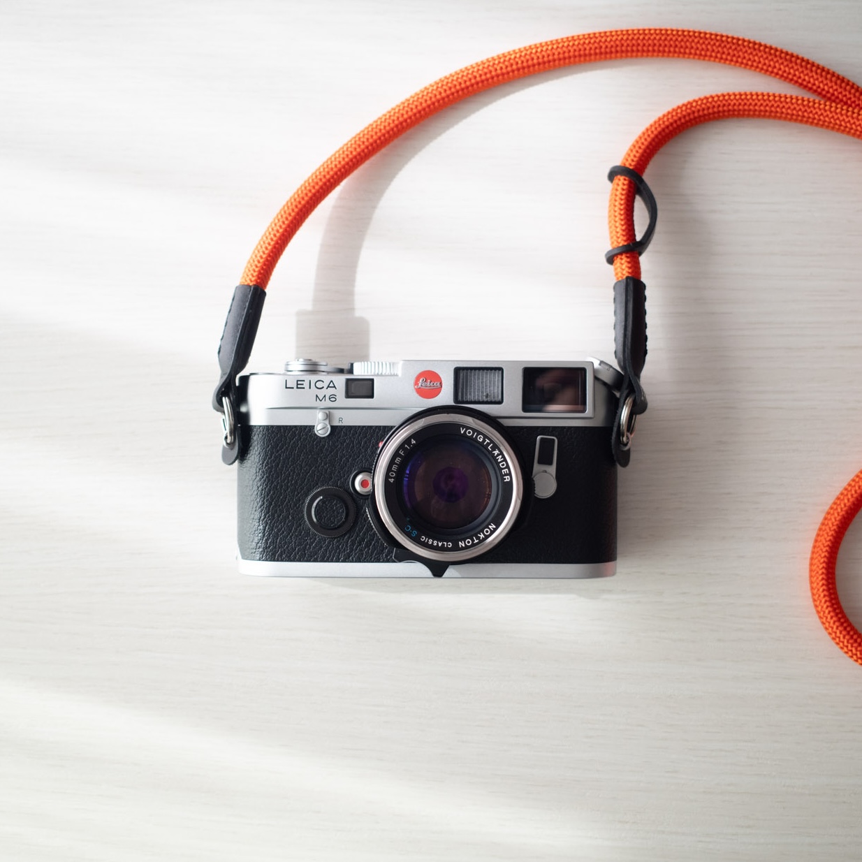 Leica M6 — front view